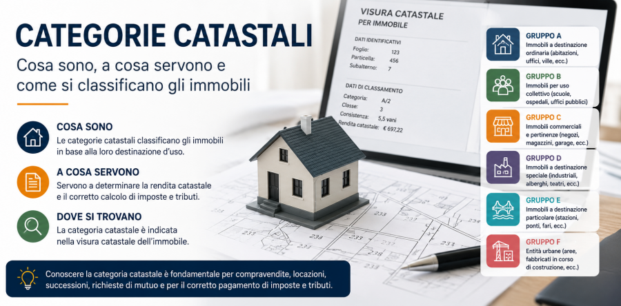 Categorie catastali: cosa sono, a cosa servono e come si classificano gli immobili