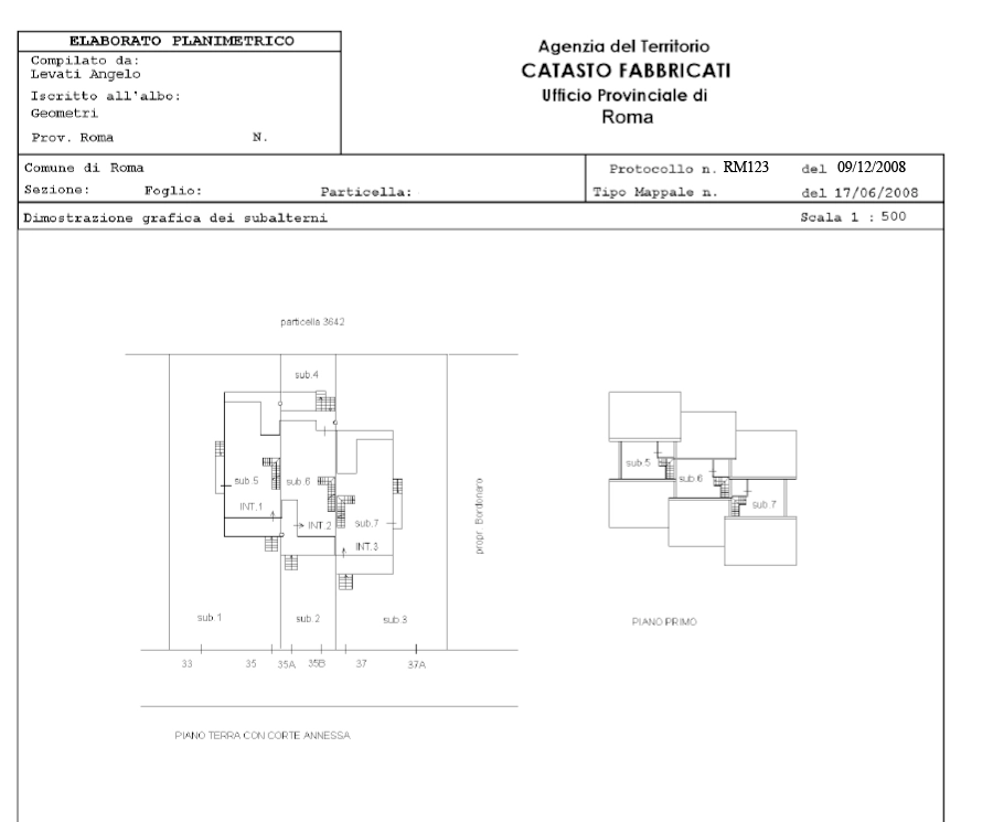 Elaborato Planimetrico